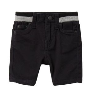 NEW Levi's Black Slim Fit Pull On Shorts 24M & 18M